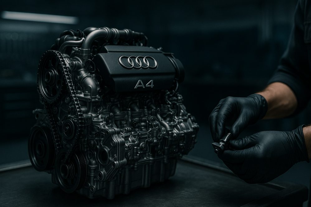 motor audi a4 reconstruido